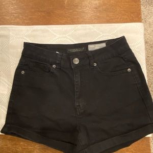 Aeropostale black high waisted midi size 2 shorts.